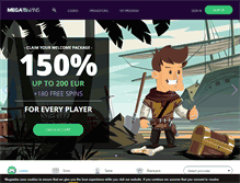 Tablet Screenshot of megawins.com
